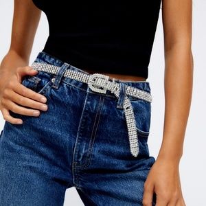 NWOT International Inc. Rhinestone Belt